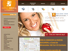 Tablet Screenshot of abitac-dental.com.mx